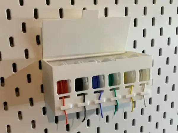 IKEA SKÅDIS Wire Spool Holder – with Flip-Open Lid #3DThursday #3DPrinting - Adafruit Blog