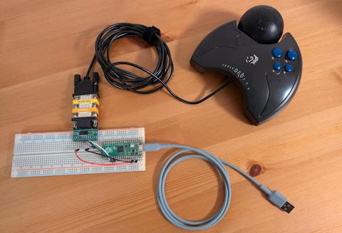 Adapting the SpaceOrb 360 Controller for USB @Raspberry_Pi - Adafruit Blog