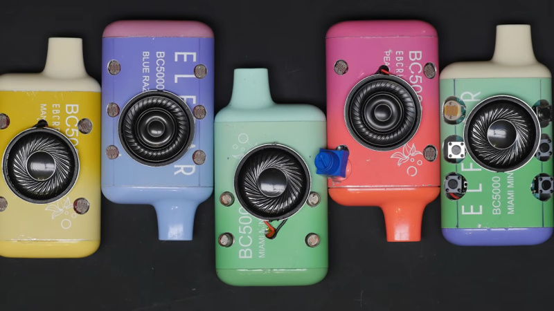 Disposable Vape Becomes Breath-Activated Synth - Hackaday