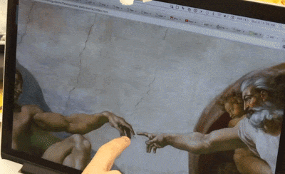 Turning a MacBook into a touchscreen with $1 of hardware - Adafruit Blog