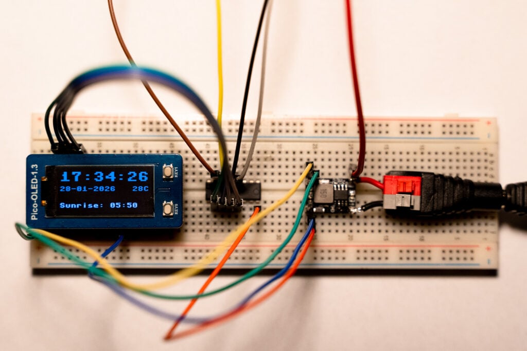 Raspberry Pi Pico–powered sunrise alarm clock - Raspberry Pi Blog