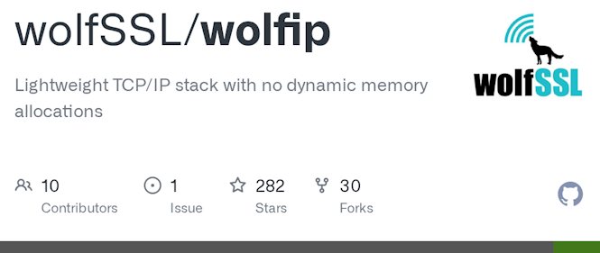 wolfIP: a TCP/IP stack with no dynamic memory allocations, designed for embedded systems - Adafruit Blog