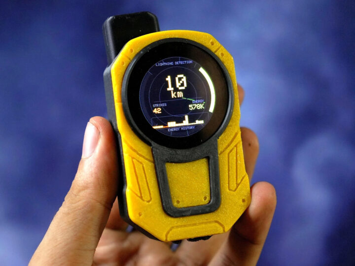 Flash Bee – An ESP32-C3-based DIY handheld lightning detector - CNX Software