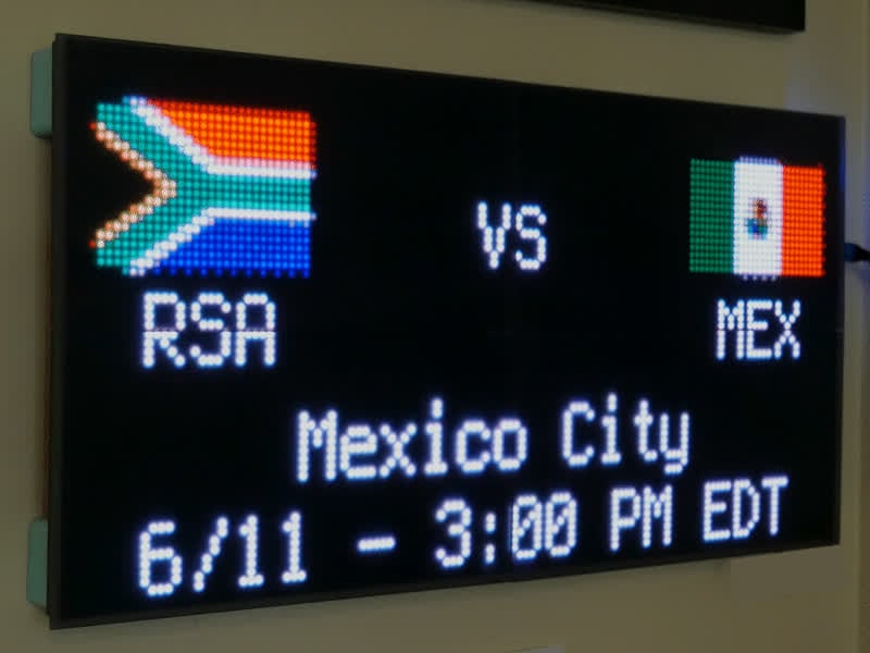 NEW GUIDE: LED Matrix FIFA World Cup Scoreboard #AdafruitLearningSystem @Adafruit - CircuitPython Blog
