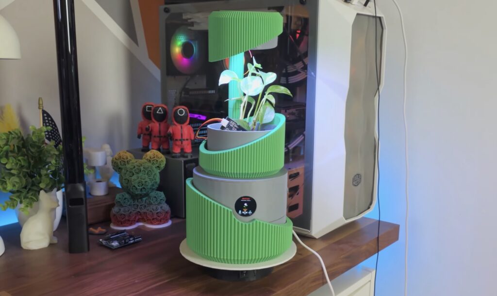 This stunning smart planter tracks plant health and handles daily care - Arduino Blog