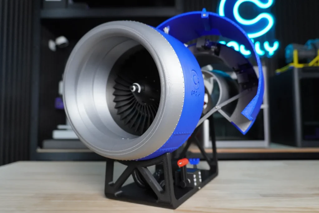 You can 3D print this amazingly complex turbofan jet engine model - Arduino Blog