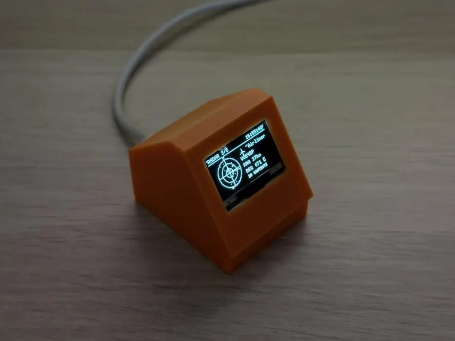 Plane Spotter — a Tactical ADS-B Desk Radar (ESP8266 + 1 Inch OLED) - Adafruit Blog