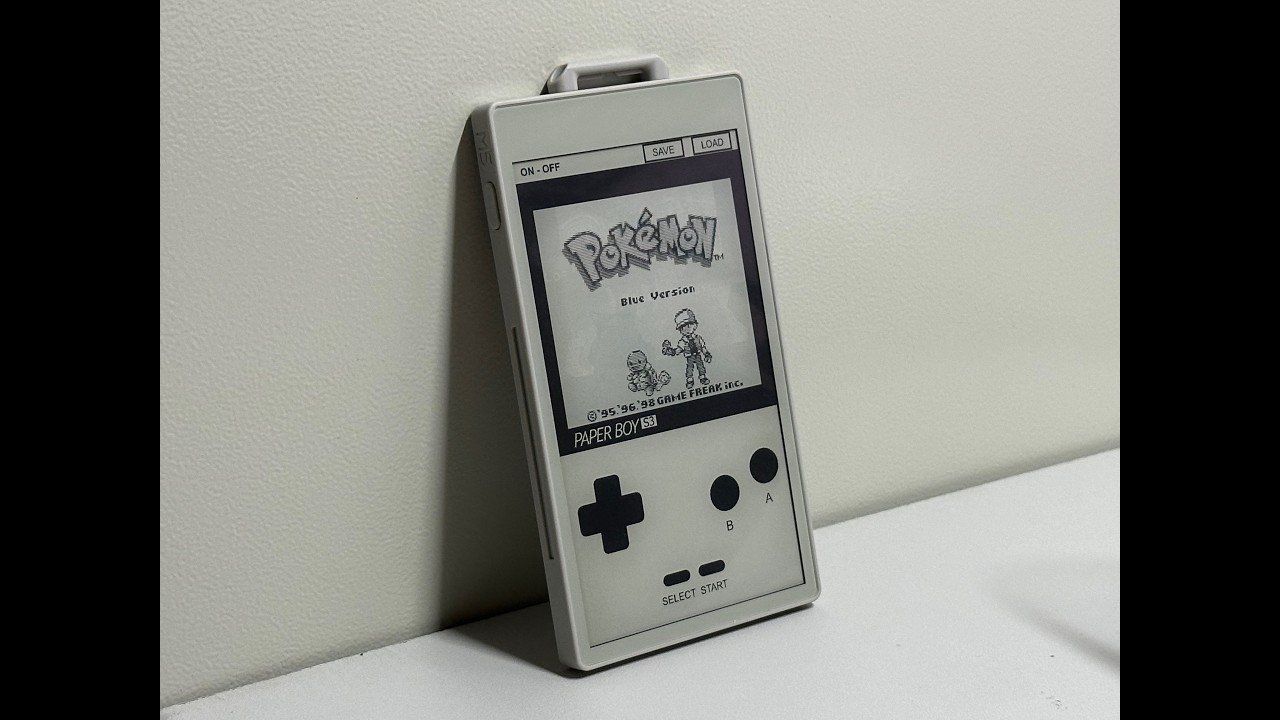 GameBoy Emulator on ESP32 + Eink - Lobsters Hardware