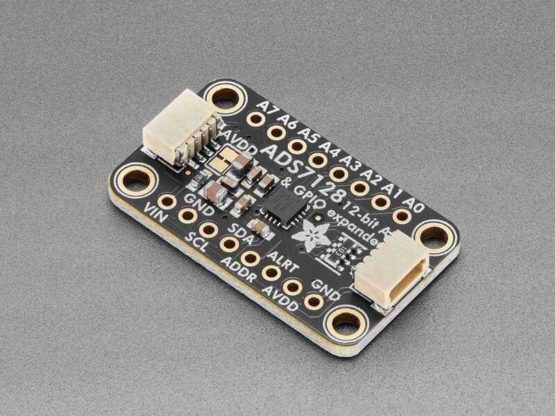 NEW GUIDE: Adafruit ADS7128 8-Channel ADC and GPIO Expander #AdafruitLearningSystem @Adafruit - CircuitPython Blog