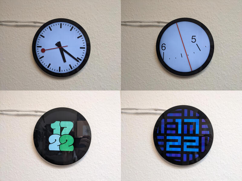 How to build a circular LCD clock - Lobsters Hardware