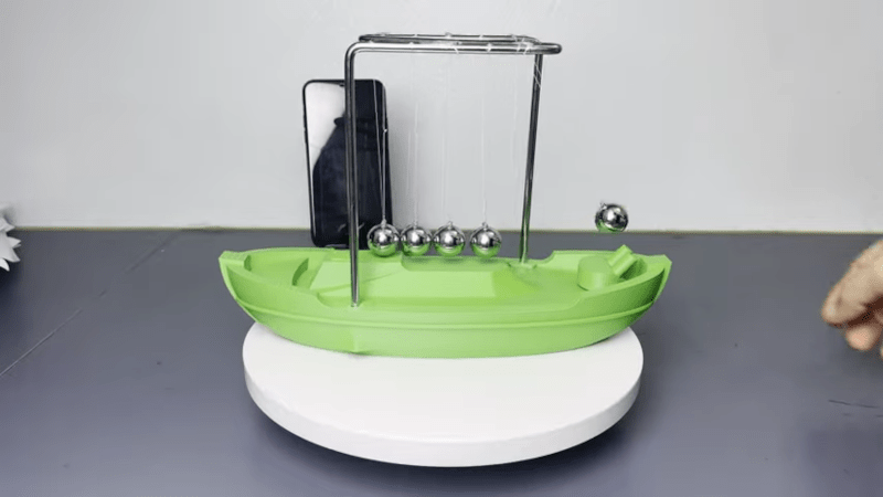 Newton’s Cradle Isn’t Really Perpetual - Hackaday