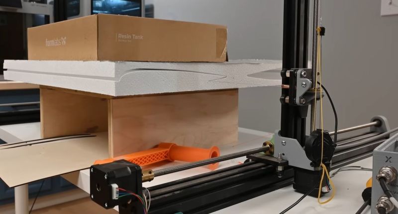 Building a Better CNC Hot Wire Foam Cutter - Hackaday