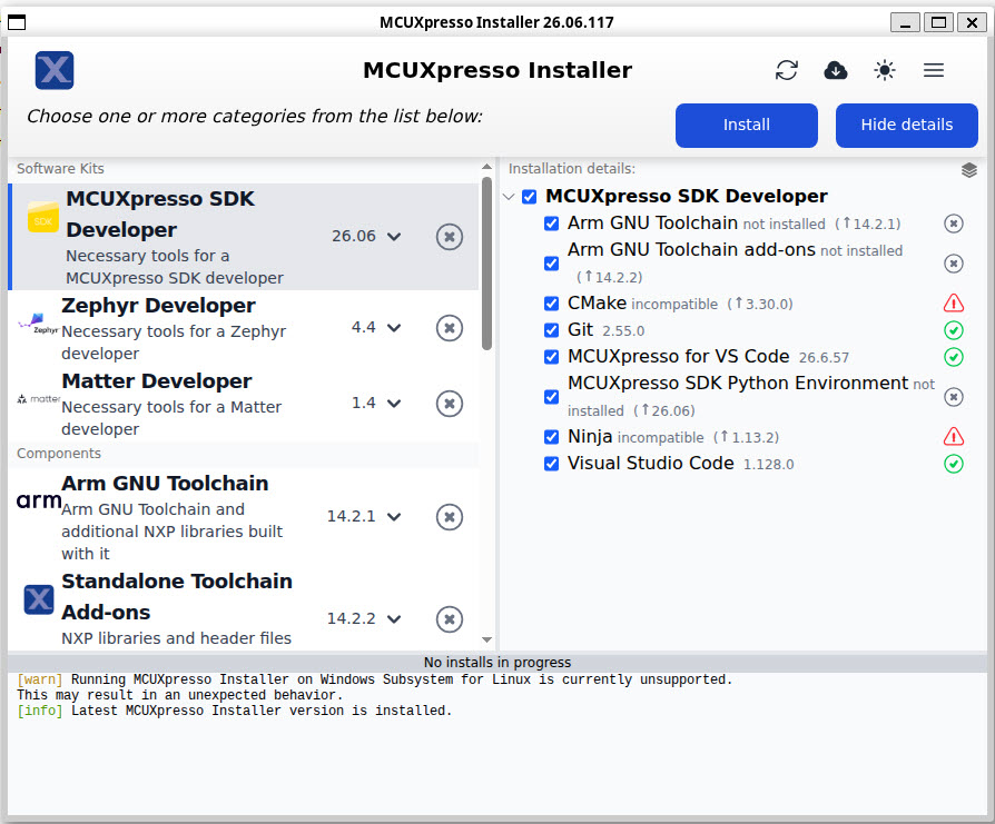 Installing MCUXpresso Installer in DevContainer - MCU on Eclipse