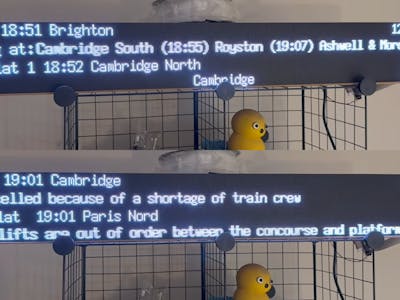 Build Your Very Own UK Train Departure Schedule Display - Hackster.io