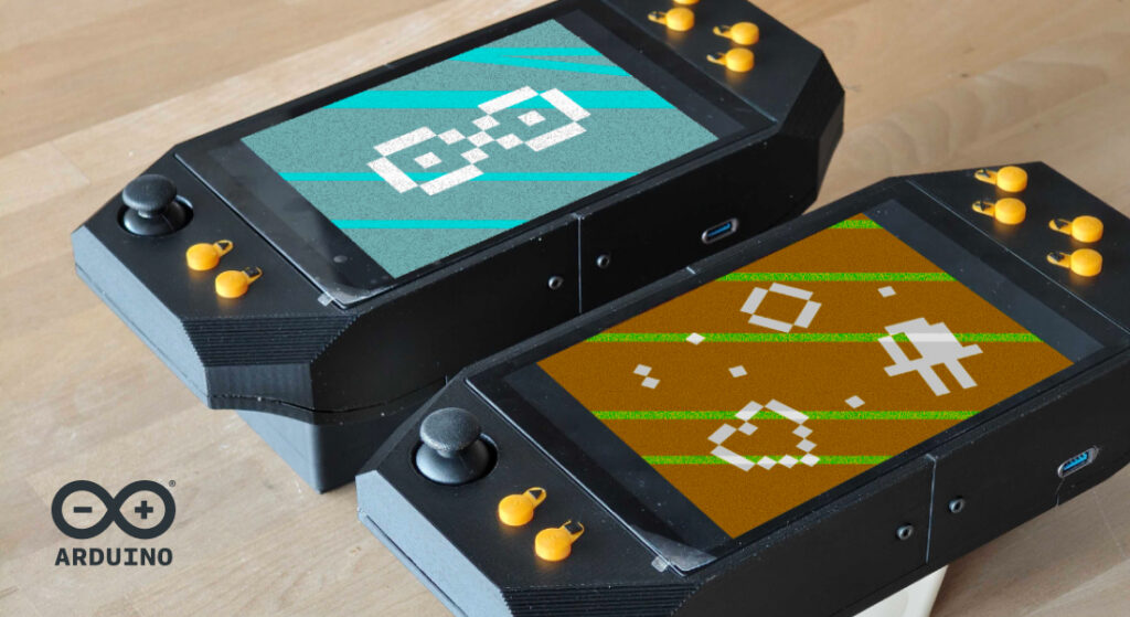 Build your own handheld retro console with the Arduino® UNO™ Q board - Arduino Blog