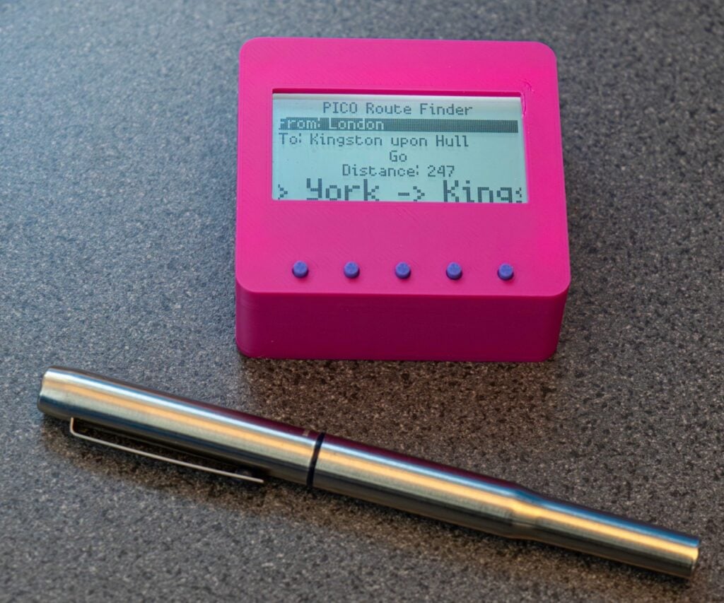 Build a Raspberry Pi Pico route finder using Dijkstra’s algorithm - Raspberry Pi Blog