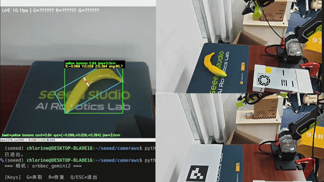 Orbbec Gemini 2 + reBot Open-Source Robotic Arm: A Low-Cost Embodied AI Development Kit - Seeed Studio Blog