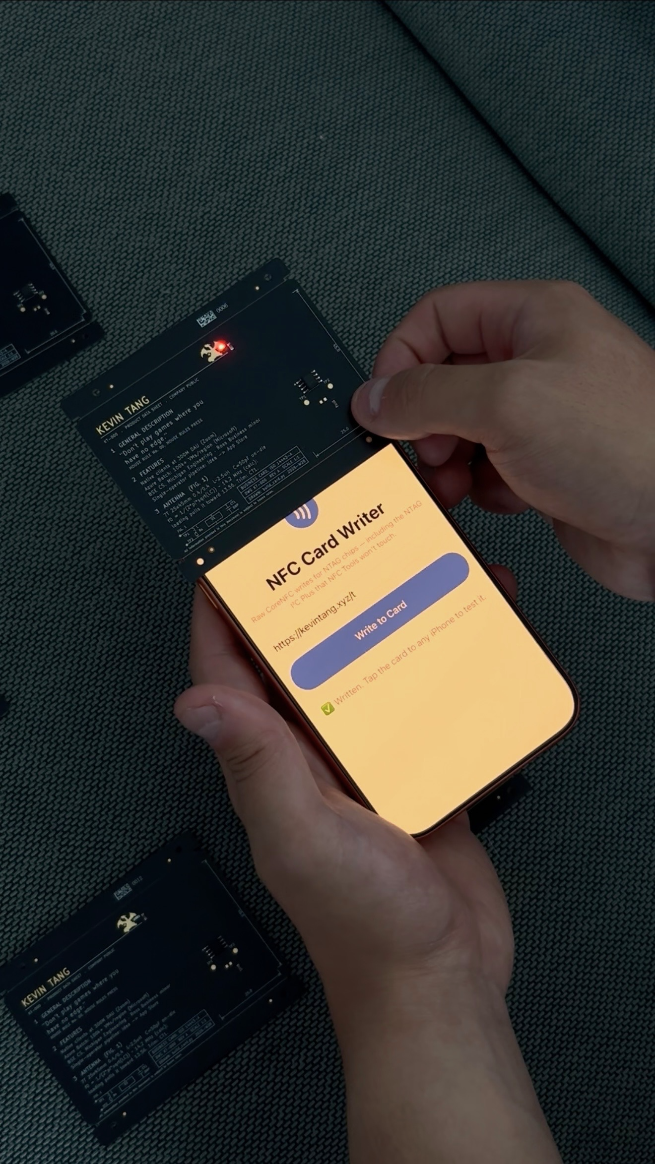 The Business Card That Lights Up Without Batteries - Adafruit Blog