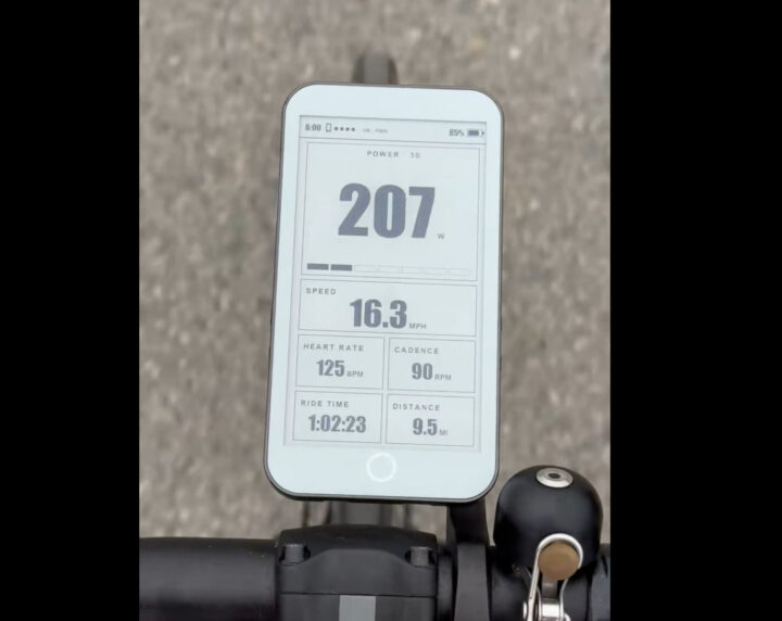 OpenTrailPaper transforms LILYGO T5 E-Paper S3 Pro devkit into a DIY e‑paper bike computer - CNX Software