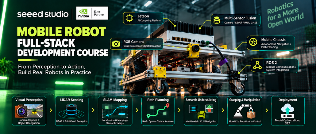 Mobile Robot Full-Stack Development in Practice: An Open-Source Course from Jetson to Autonomous Robotics - Seeed Studio Blog